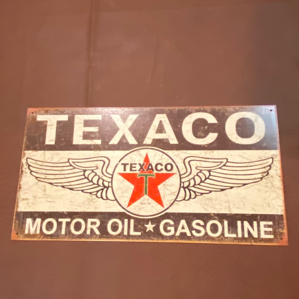 Brand new Texaco home decor sign